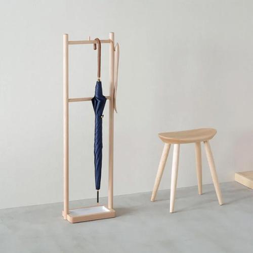 ＜cosineコサイン＞レイニーラック傘立て　メープル