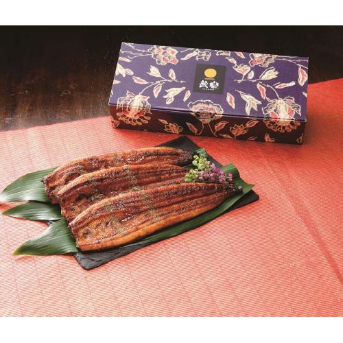 ＜鰻楽＞国産うなぎ蒲焼3尾（480g）