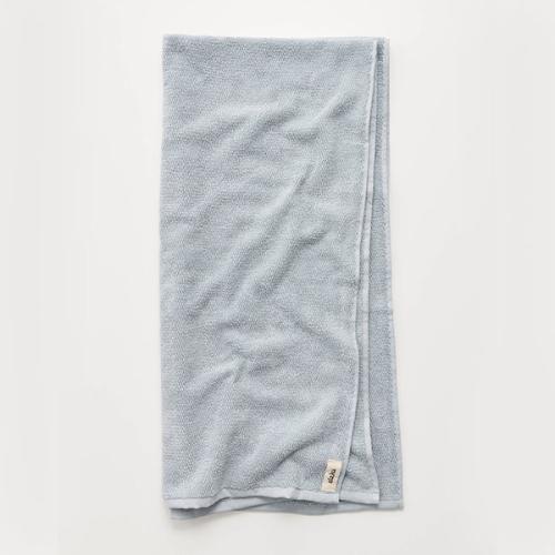 ＜アイアユ＞オーガニックコットン100％　バスタオル 70×140cm 　ライトブルー