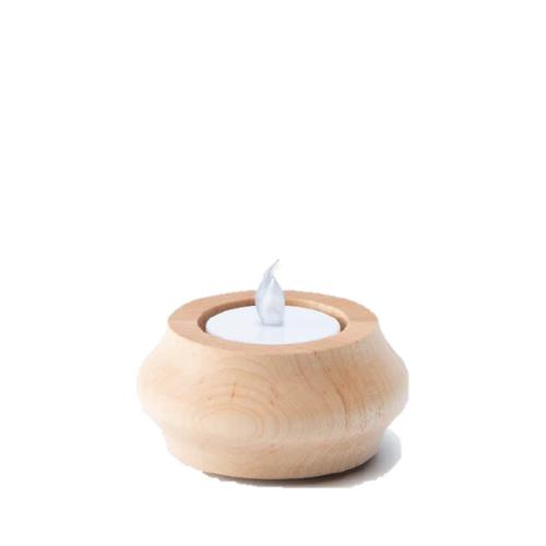 ＜cosineコサイン＞木製キャンドルホルダー（LEDキャンドル付き）メープル材