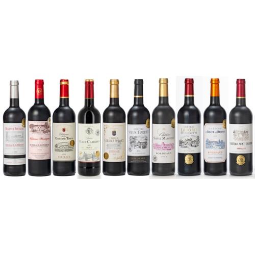 ボルドー金賞受賞赤ワイン10本セット