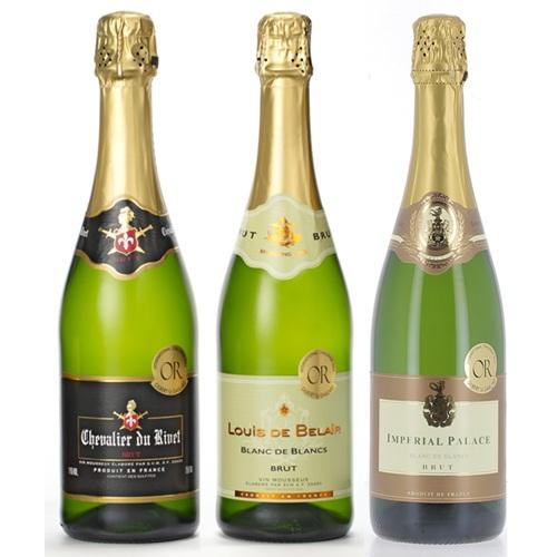 フランス産金賞受賞スパークリングワイン3本セット